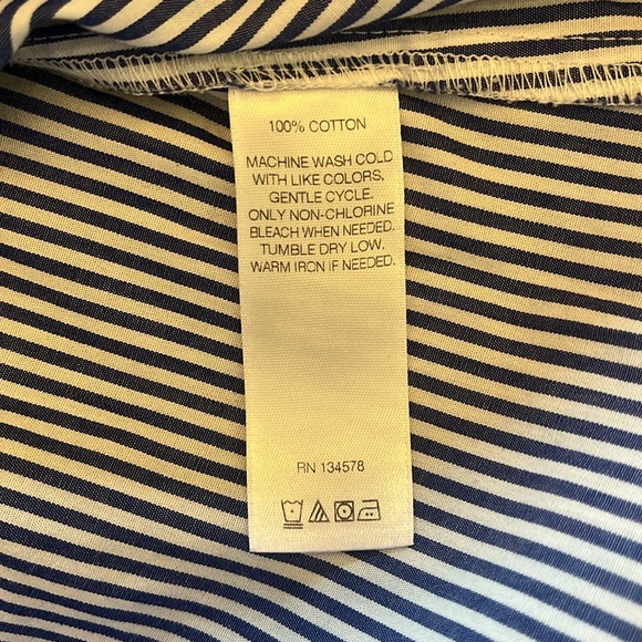 VINEYARD VINES striped blue button down - Picture 6 of 6